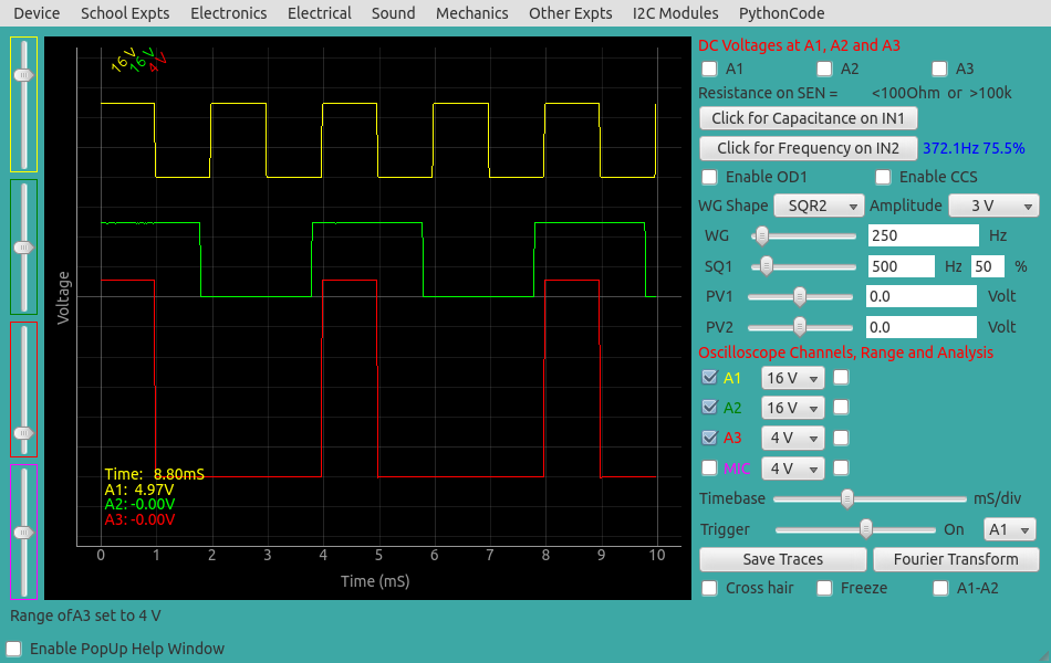 AND gate waveforms