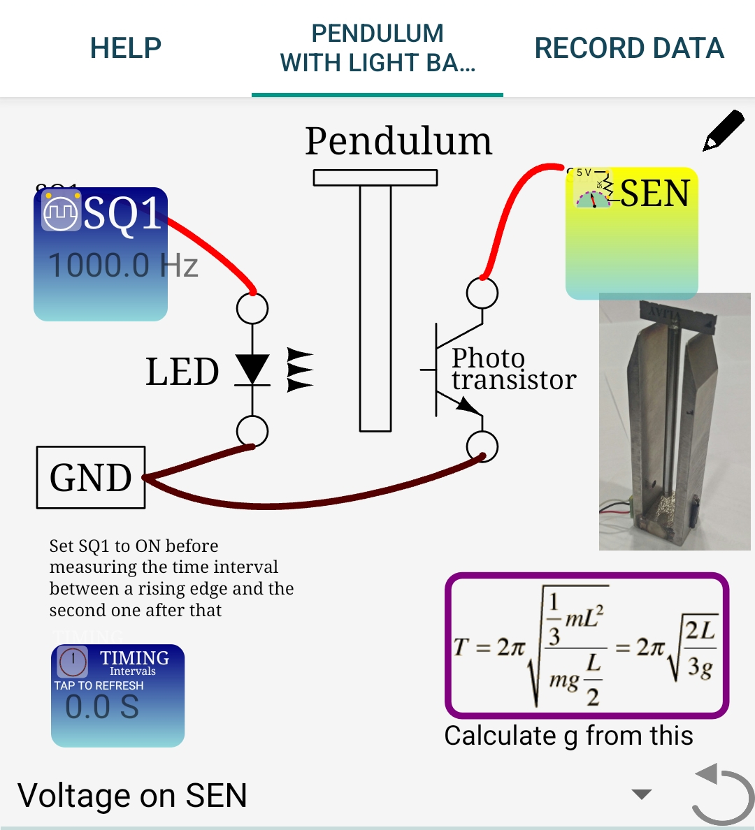 Rod Pendulum - Mobile Screen 1