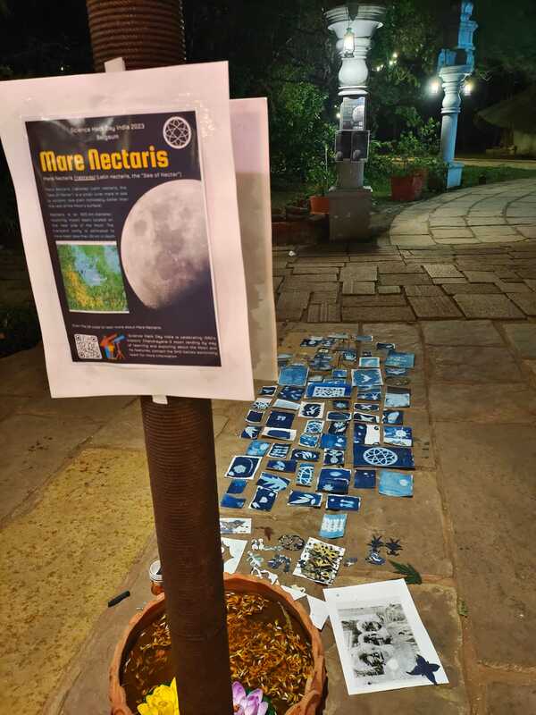 Arun Ganesh conducted a photography workshop with photosensitive ink.