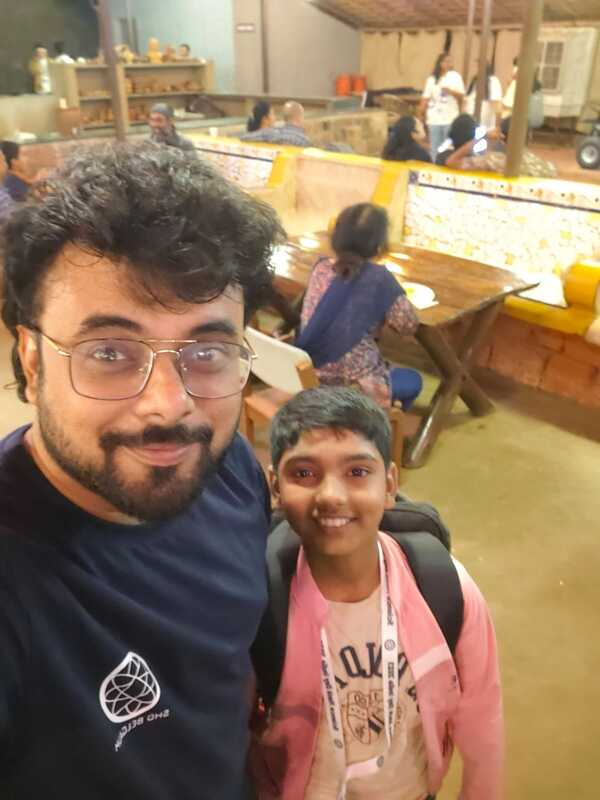 some kid who was happy to be there